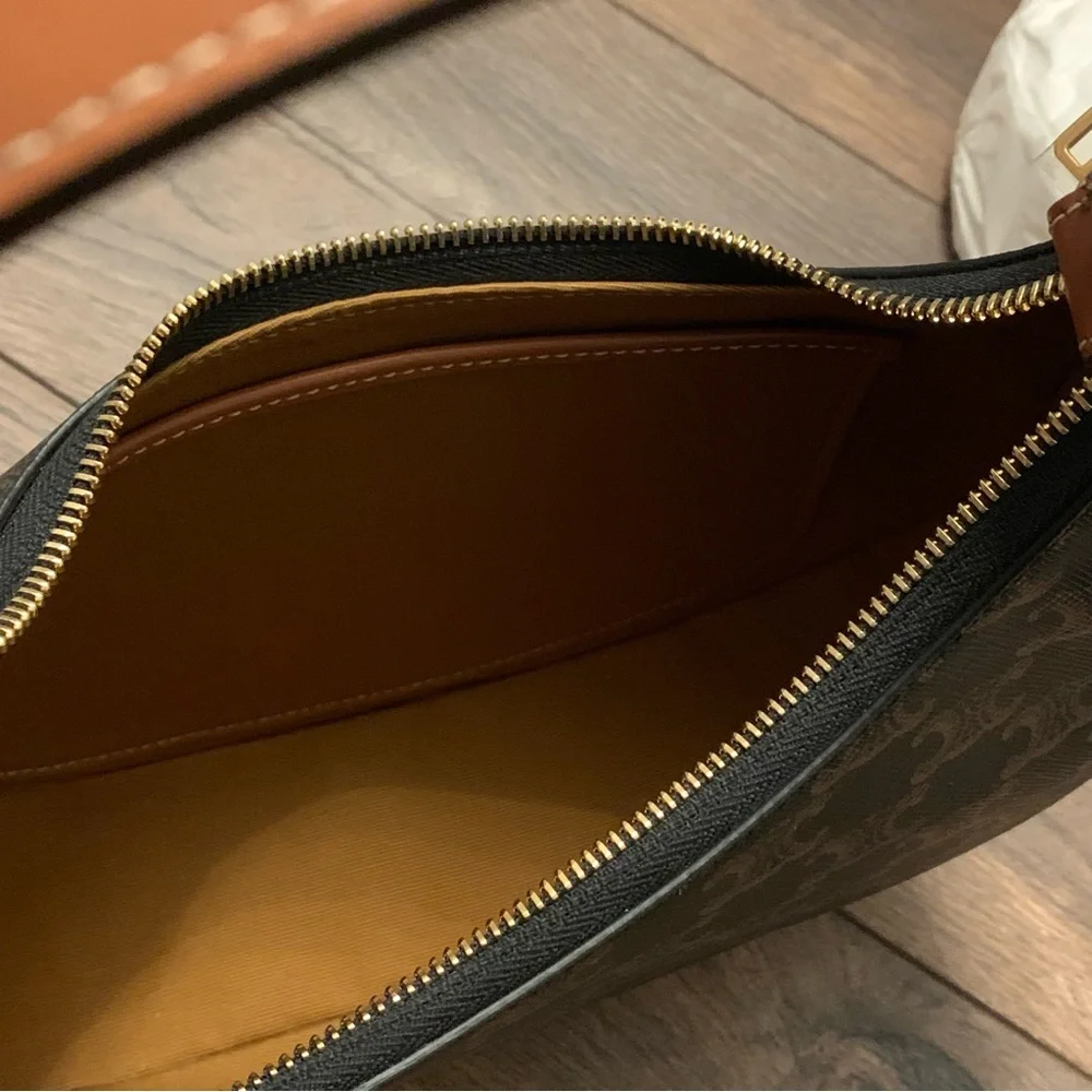❌SOLD❌ Celine Ava Bag in Triomphe Canvas and Calfskin Tan - Picture 13 of 15